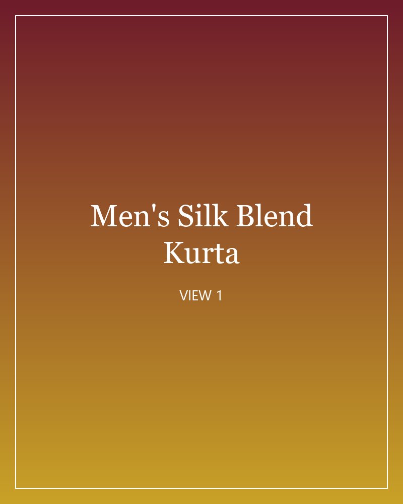 Men's Silk Blend Kurta