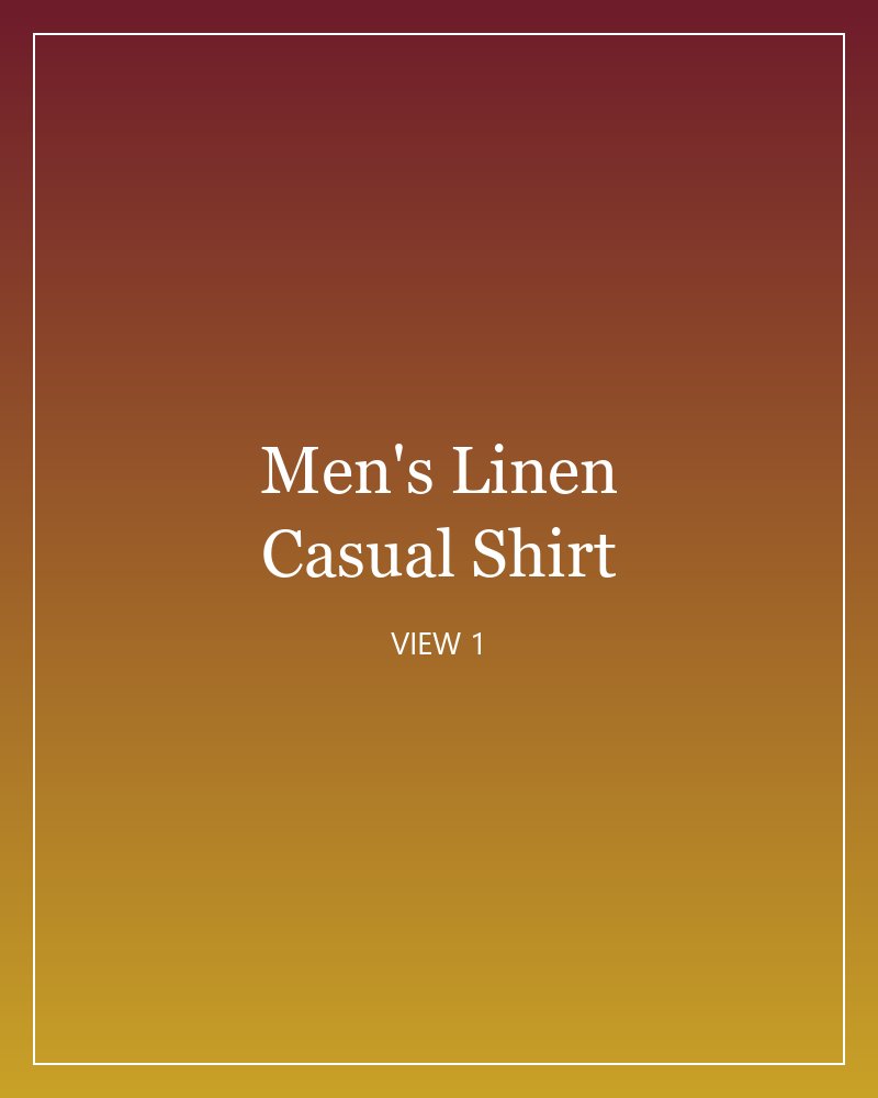 Men's Linen Casual Shirt